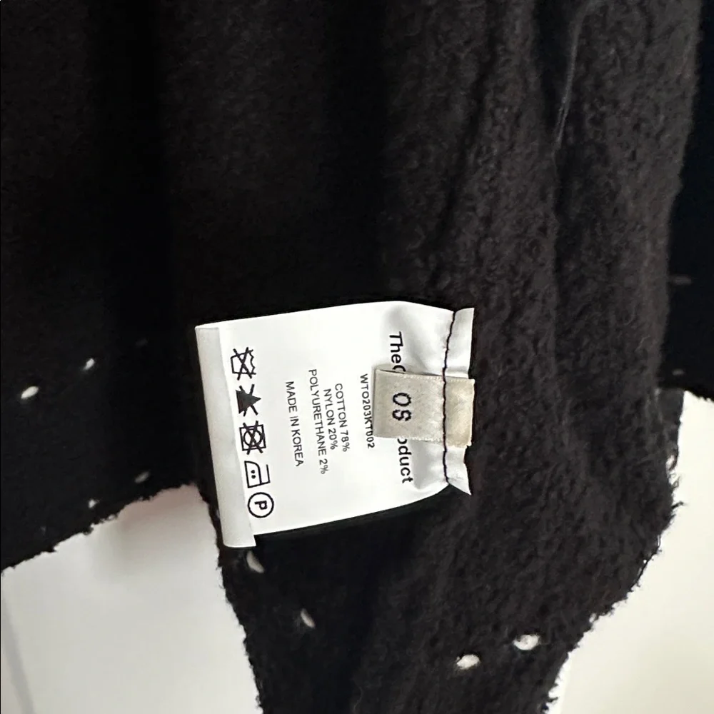 The Open Project Stitch Cardigan - Black